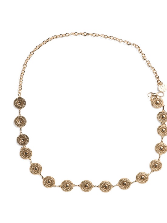 Haute Hippie Accessories - HAUTE HIPPIE STYLE openwork medallions chain belt